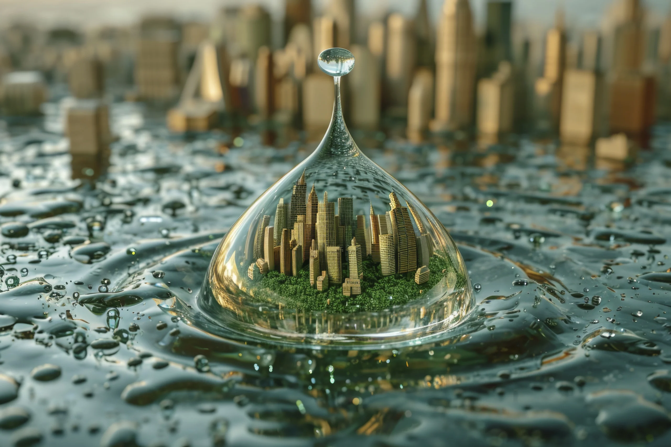 La Suisse pour la désimperméabilité des sols et la gestion durable des eaux pluviales