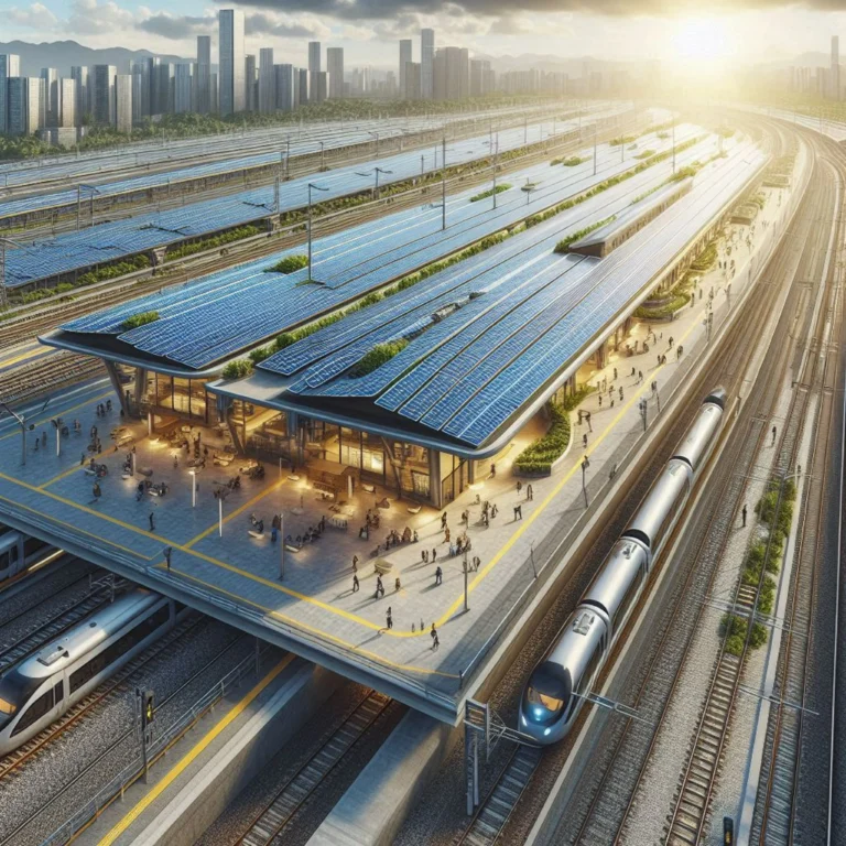 Photovoltaïque sur les voies ferrées